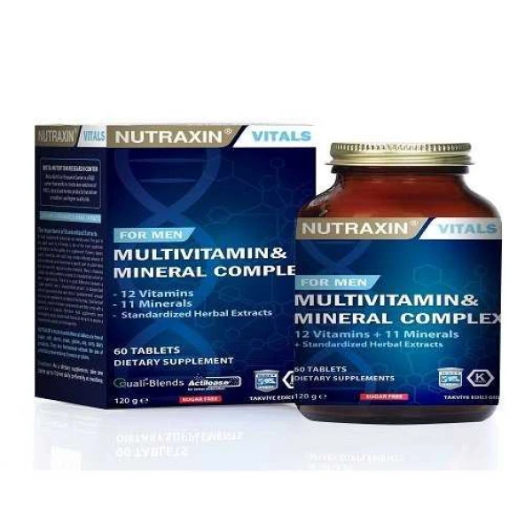 Nutraxin Mens Multi Vitamin Complex 60 Tablets