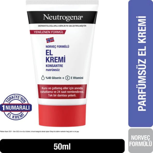 Neutrogena El Kremi 50 Ml Parfümsüz