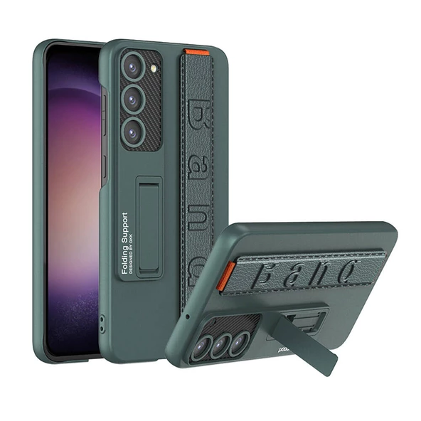 Vendas Samsung Galaxy S24 Kılıf Standlı El Tutacaklı Zore Band Kapak - 9