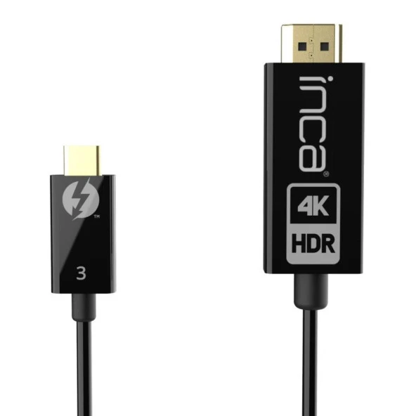 INCA ITCH-30 1,8m TYPE-C=>HDMI KABLO,4K30Hz