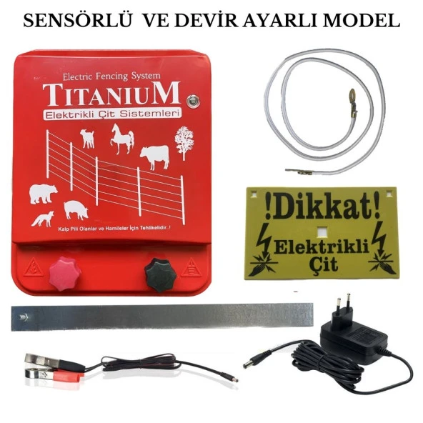 Tıtanium Shock 30KDS Elektrikli Çit Sistemi Domuz Kovucu 30000 Volt