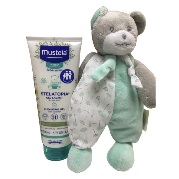 Mustela Stelatopia Gel Lavant Atopik Ciltler Şampuan 200 ml-Oyuncak Ayı Hediyeli