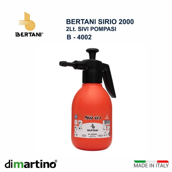 Dimartino BERTANI SIRIO 2000 Bahçe Pompası 2Lt.