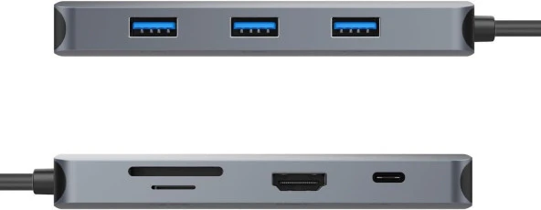 Hikvision HS-HUB-DS801 8 Port Usb 3.0 Port Type-C Dönüştürücü - 3
