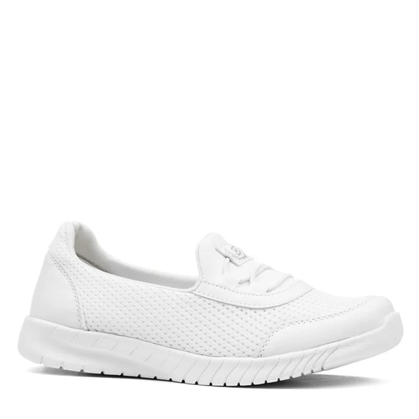 Albishoes Kadın Anne Bağcıksız Kolay Giyim Günlük Yürüyüş Babet Ayakkabı Anatomik Spor Ayakkabı