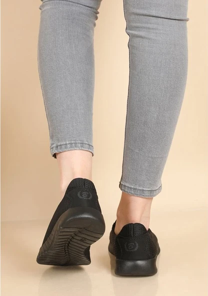 Albishoes Kadın Anne Bağcıksız Kolay Giyim Günlük Yürüyüş Babet Ayakkabı Anatomik Spor Ayakkabı - Resim 2