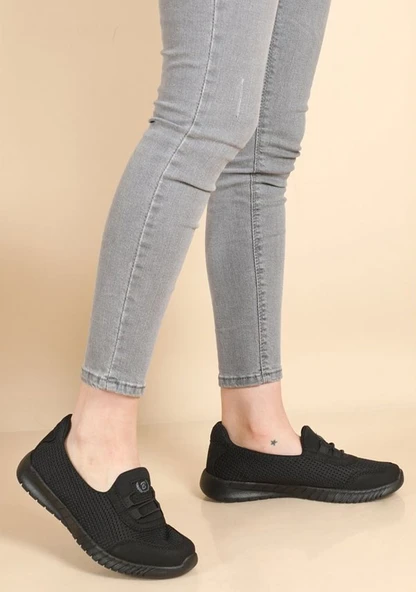 Albishoes Kadın Anne Bağcıksız Kolay Giyim Günlük Yürüyüş Babet Ayakkabı Anatomik Spor Ayakkabı - Resim 3