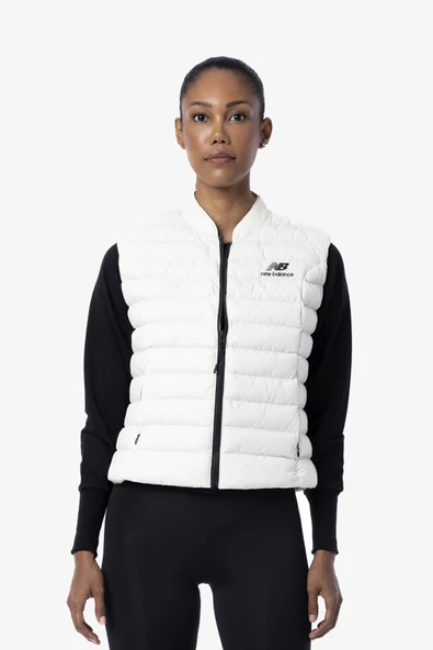 New Balance Lifestyle Women Vest Kadın Beyaz Yelek WNV3229-MOP