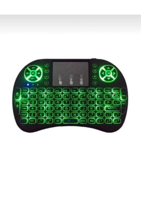 Zhltools Işıklı Mini Klavye Mouse Smart Tv Box Akıllı Klavye - Resim 5