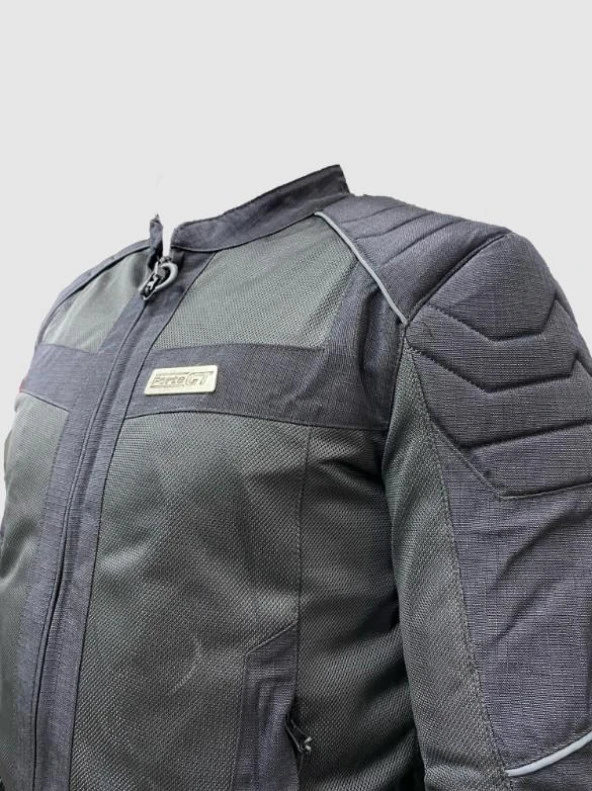 Forte Gt 2001057 Dark Night Yazlık Mont 3 Kademeli Korumalı Motosiklet Montu M Beden Siyah - 2