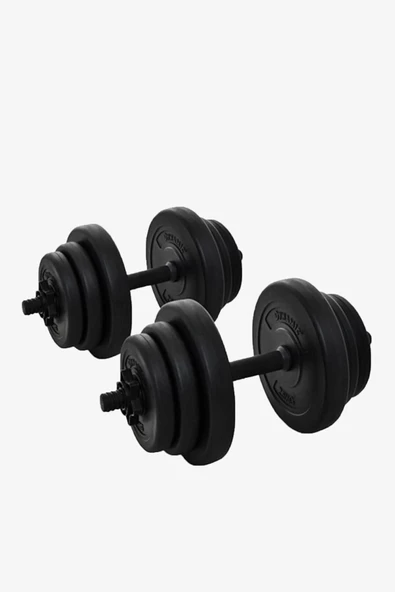 Dynamic Vınyl Siyah Dumbbell Set 10Kg 1DYASVINYLSET10K-N