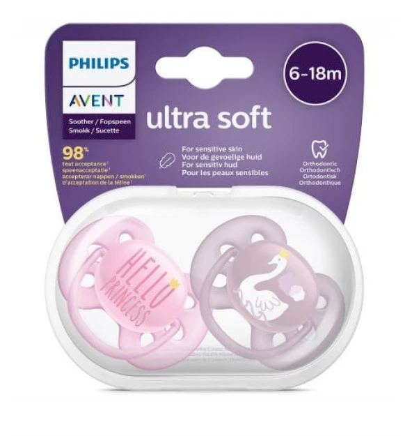Philips Avent Ultra Soft Emzik 6-18 Ay Kız