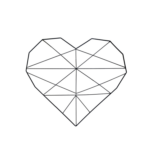 DEKORATİF KALP TEL PANO METAL FOTOĞRAFLIK ÇOK AMAÇLI DUVAR ÇERÇEVESİ - 7