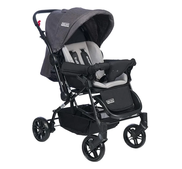 TommyBaby Luna 4'lü Set Bebek Arabası Puset Beşik Bebek Arası Yağmurluğu - 5