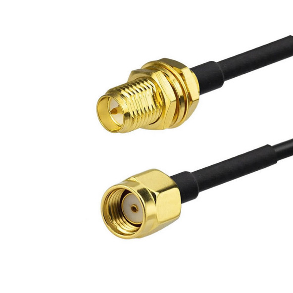 RG174 50 ohm Koaksiyel Rp Sma Erkek Rp Sma Dişi 3 Metre Kablo RF Sinyal Uzatma Kablosu 0-6Ghz - 3