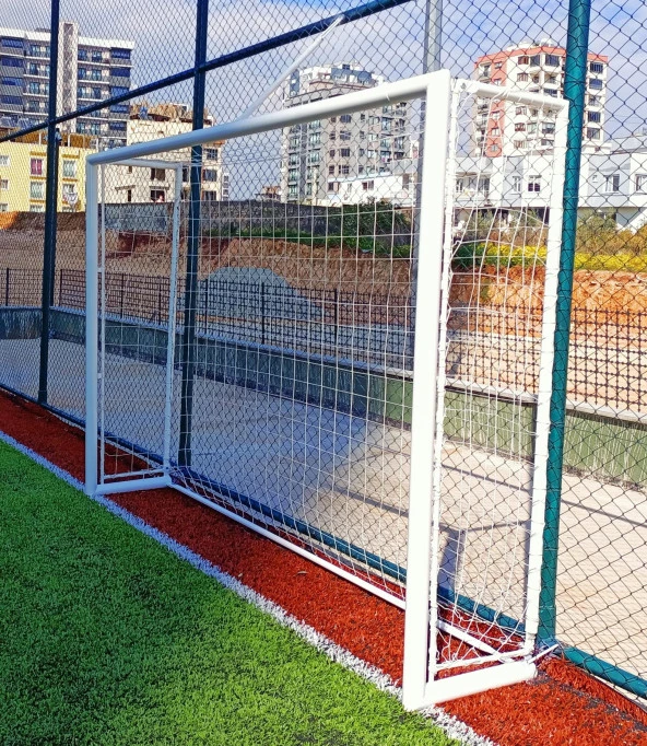 Adelinspor 2,20*4,0*0,60 m Diomond Metal Halı Saha Kale Direği - 5