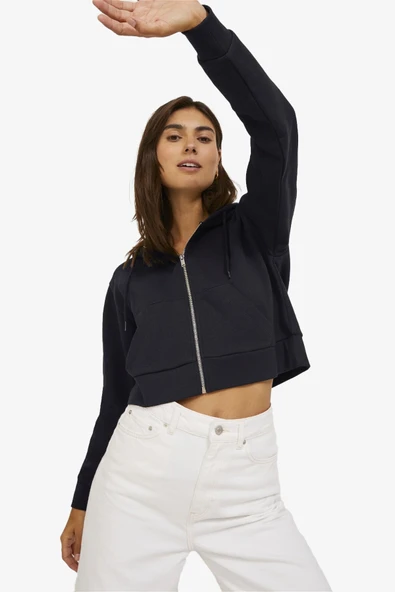 JJXX Jxabbie Kadin Siyah Sweatshirt 12219609-Black