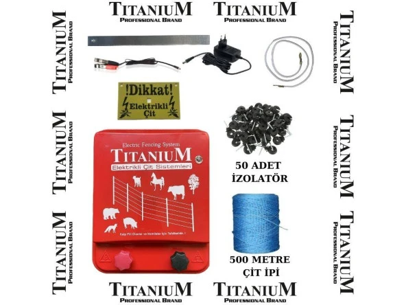 Titanium Night Shock 30KA Elektirikli Çit Sistemi Set-1 30000 Volt ürün görseli