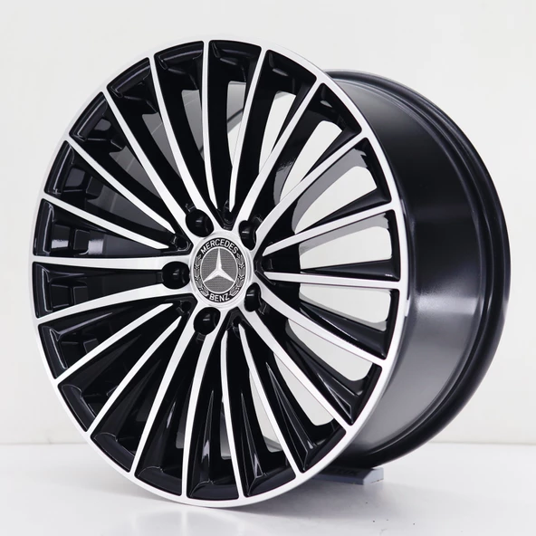 R1 Wheels 18 inç 5*112 ET35 Parlak Siyah Jant Takımı (J-545)