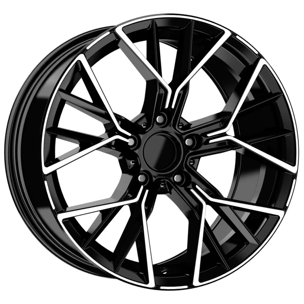 R1 Wheels 20 inç 5*112 ET30 Parlak Siyah Jant Takımı (J-542)