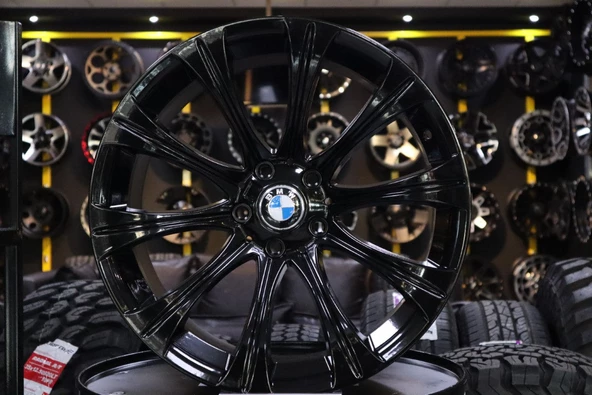 R1 Wheels 19 inç 5*120 ET15 Siyah Jant Takımı (J-585)