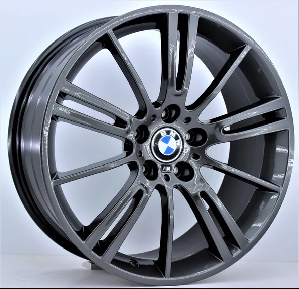 R1 Wheels 19 inç 5*120 ET32 Füme Jant Takımı (J-634)