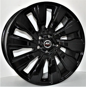 R1 Wheels 22 inç 5*108 ET45 Siyah Jant Takımı (J-670)