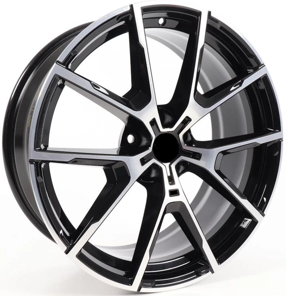 R1 Wheels 20 inç 5*112 ET40 Siyah Jant Takımı (J-680)