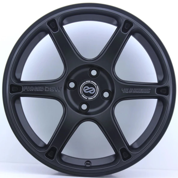 R1 Wheels 17 inç 5*100 ET35 Mat Siyah Jant Takımı (J-690)