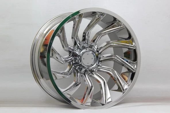 R1 Wheels 22 inç 6*139.7 ET44 Krom Jant Takımı (J-720)