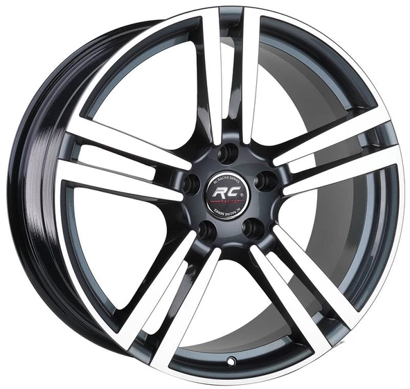 R1 Wheels 21 inç 5*130 ET50 Füme Jant Takımı (J-729)