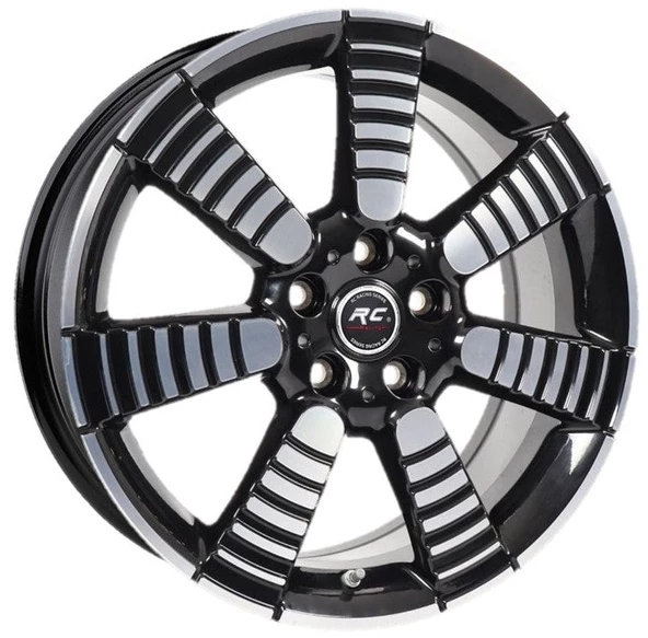 R1 Wheels 17 inç 5*112 ET40 Siyah Jant Takımı (J-774)