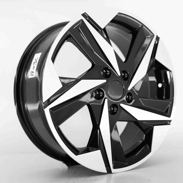 R1 Wheels 17 inç 5*114.3 ET49 Siyah Jant Takımı (J-810)