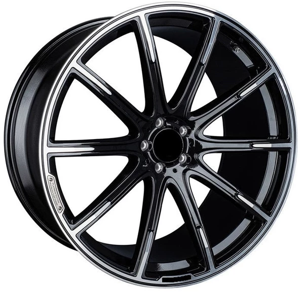 R1 Wheels 19 inç 5*120 ET38 Füme Jant Takımı (J-824)