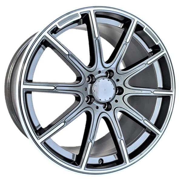 R1 Wheels 19 inç 5*120 ET48 Füme Jant Takımı (J-825)