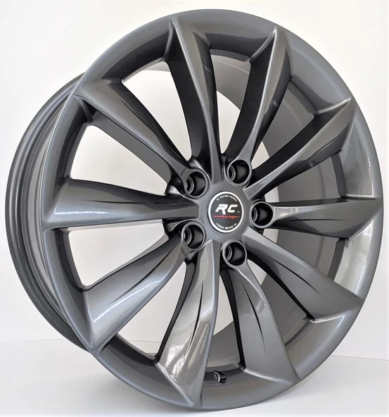 R1 Wheels 19 inç 5*114.3 ET38 Füme Jant Takımı (J-828)