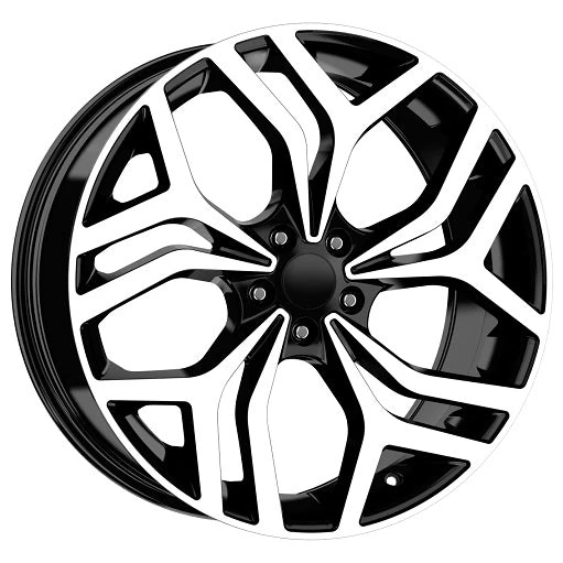 R1 Wheels 20 inç 5*108 ET45 Parlak Siyah Jant Takımı (J-883)