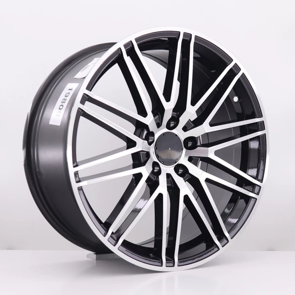R1 Wheels 19 inç 5*112 ET35 Parlak Siyah Jant Takımı (J-878)