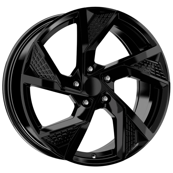 R1 Wheels 19 inç 5*112 ET35 Parlak Siyah Jant Takımı (J-880)
