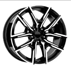 R1 Wheels 19 inç 5*120 ET33 Parlak Siyah Jant Takımı (J-865)