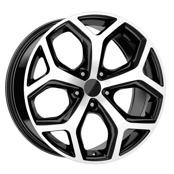 R1 Wheels 18 inç 5*120 ET35 Parlak Siyah Jant Takımı (J-868)