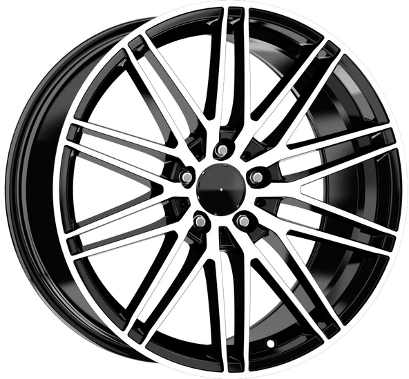 R1 Wheels 19 inç 5*112 ET40 Parlak Siyah Jant Takımı (J-925)