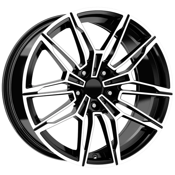 R1 Wheels 19 inç 5*112 ET37 Parlak Siyah Jant Takımı (J-929)