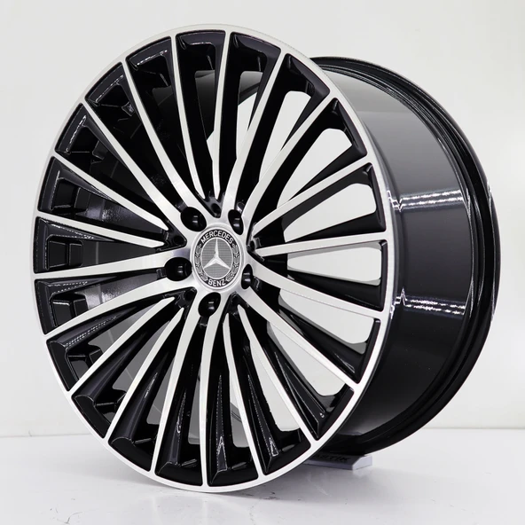 R1 Wheels 20 inç 5*112 ET45 Parlak Siyah Jant Takımı (J-932)