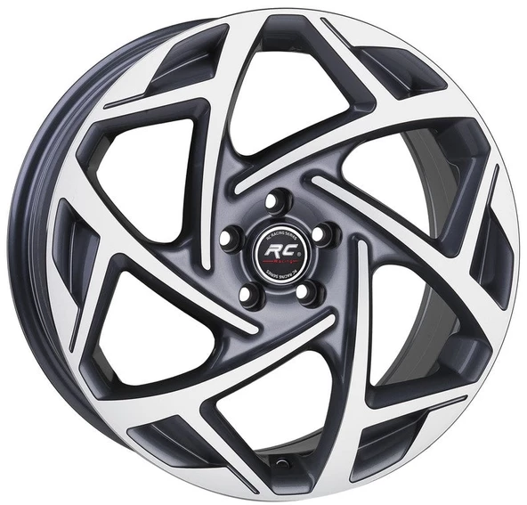 R1 Wheels 19 inç 5*112 ET45 Füme Jant Takımı (J-986)