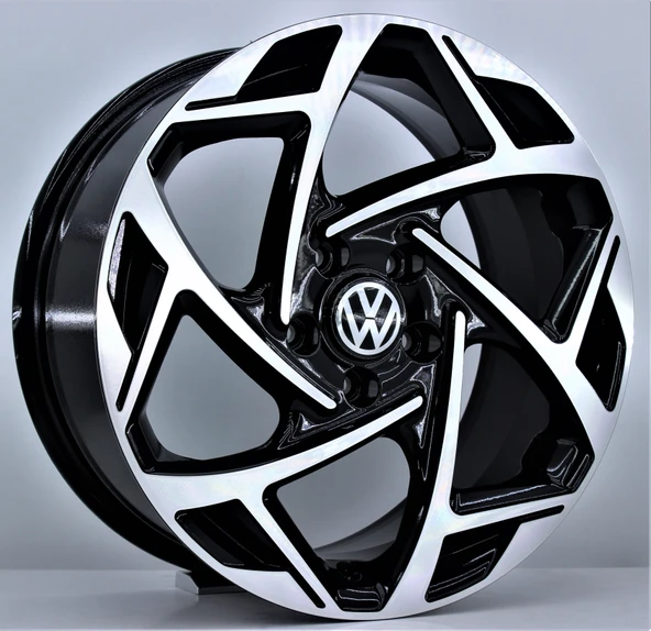 R1 Wheels 17 inç 5*112 ET35 Siyah Jant Takımı (J-995)