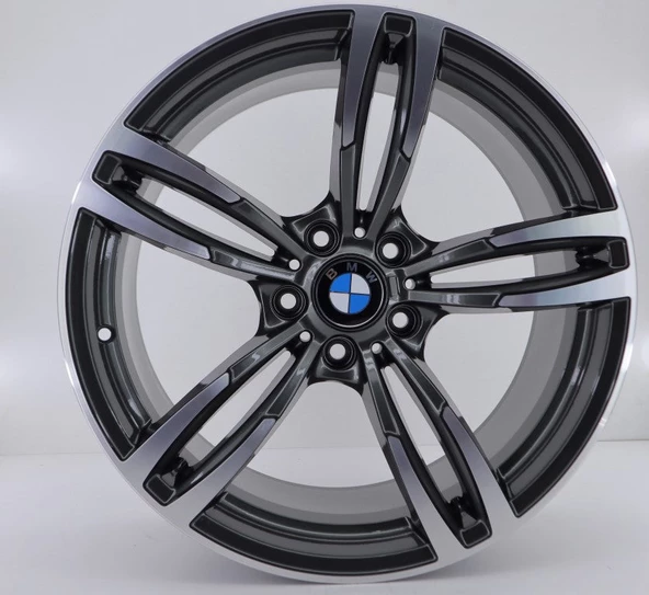 R1 Wheels 19 inç 5*120 ET37 Füme Jant Takımı (J-1003)
