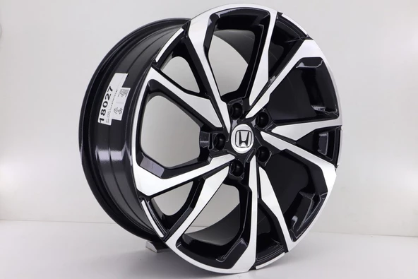 R1 Wheels 18 inç 5*114.3 ET45 Siyah Jant Takımı (J-1048)