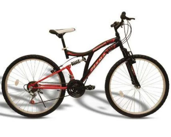 Belderia Pexma Maximum 26" Jant 21 Vites Bisiklet/Siyah Kırmızı