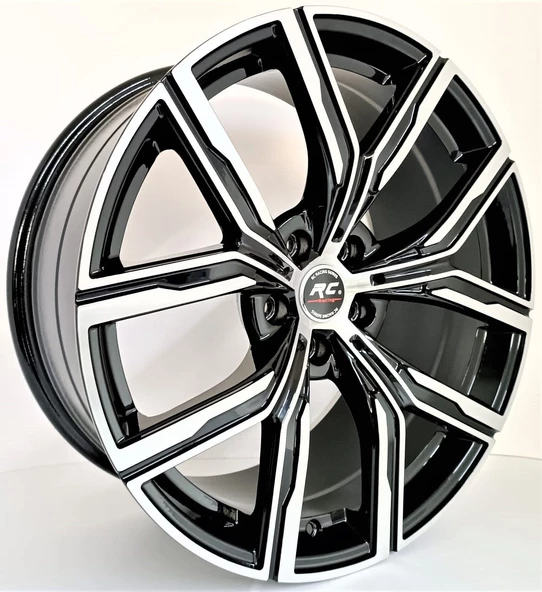 R1 Wheels 19 inç 5*120 ET30 Siyah Jant Takımı (J-1108)